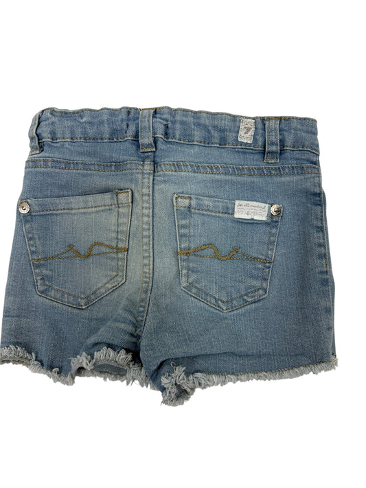 Girls’ 7 for all mankind Jean shorts size 4 Preloved