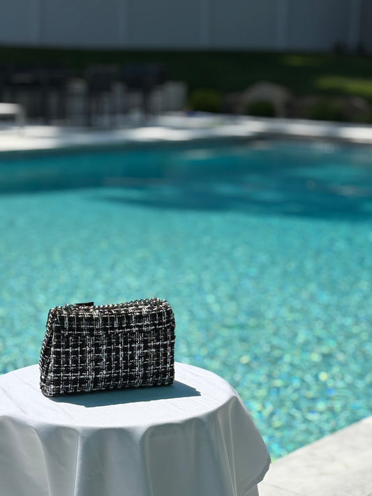 Badgley Mischka Tweed