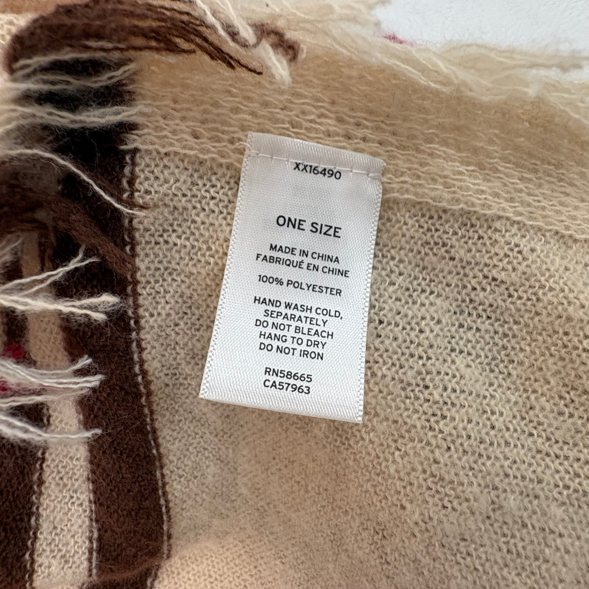 Stripe Hooded Ruana - Melrose and Market NWT