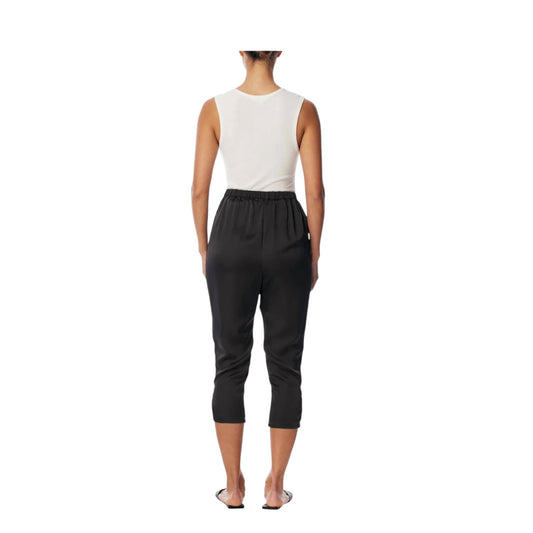 LBLC The Label Brie Vegan Silk Pleated Pants