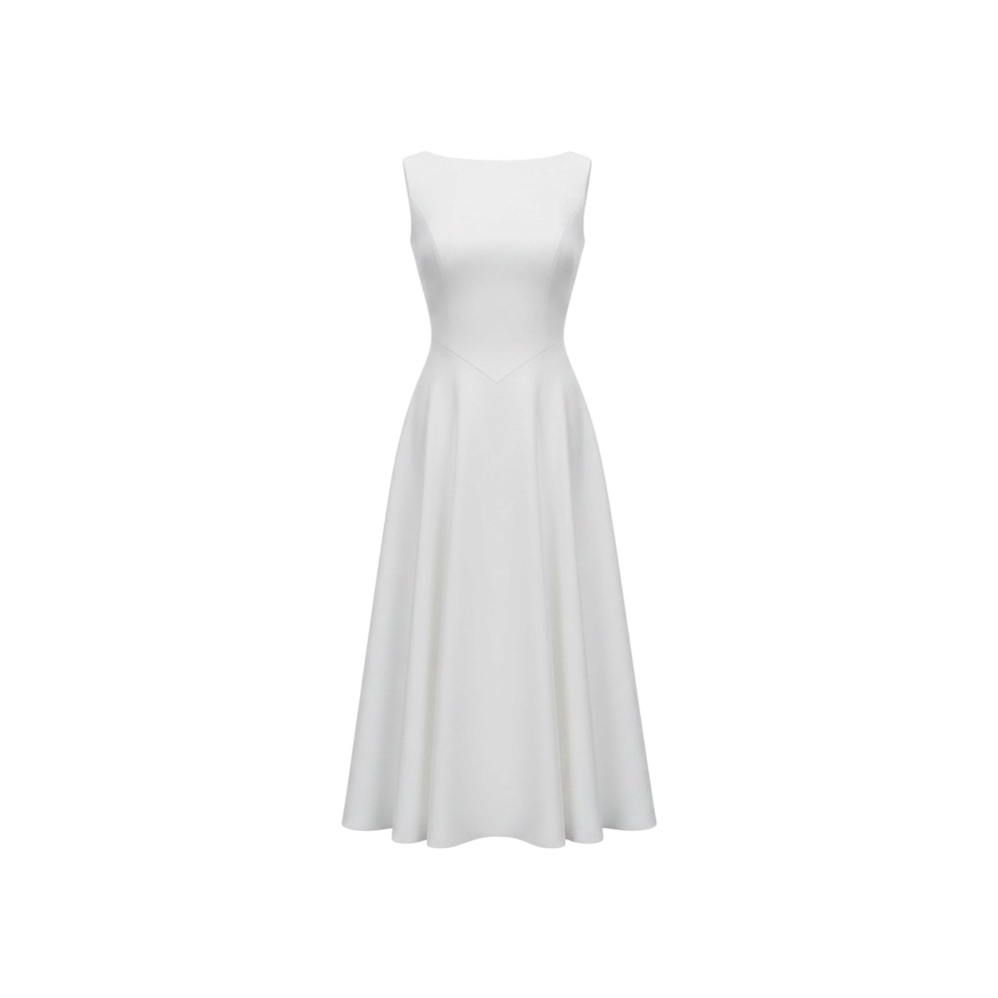 Maxi Flowy White Sundress Size XS- Kutumai - NWT