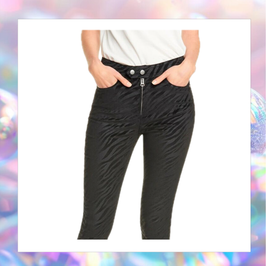 Rag & Bone New York-Zebra Skinny Jeans