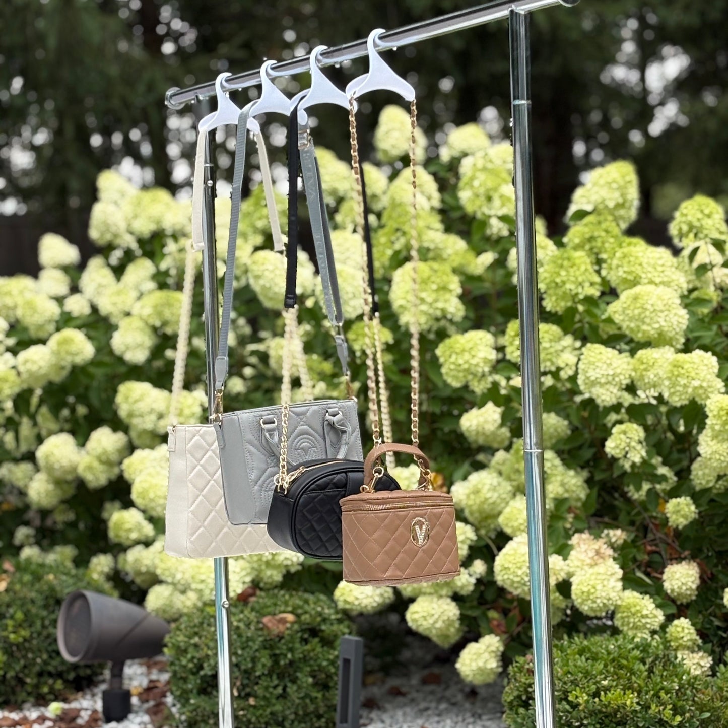 Valentino Orlandi Quilted Vanity Crossbody