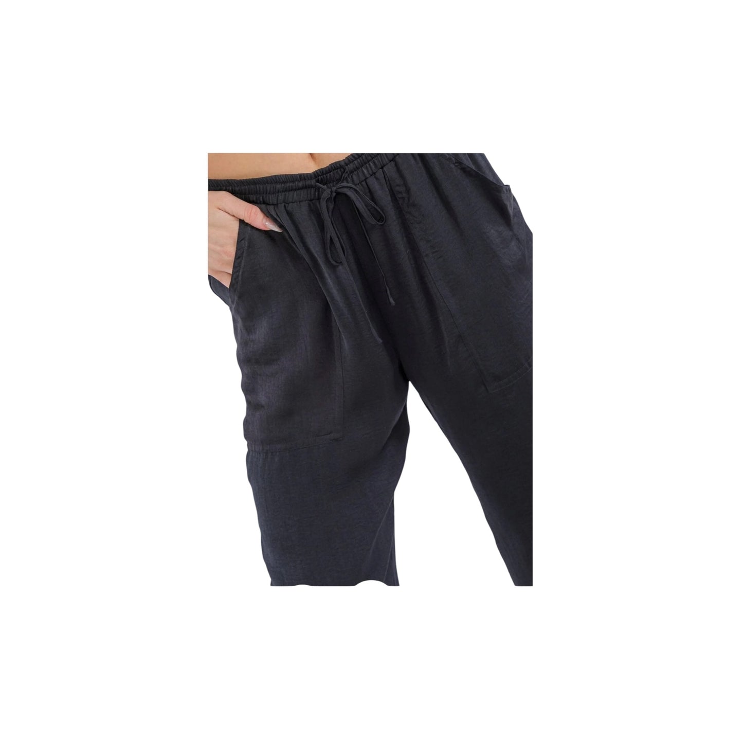 Elastic Waist Relaxed Jogger Pants