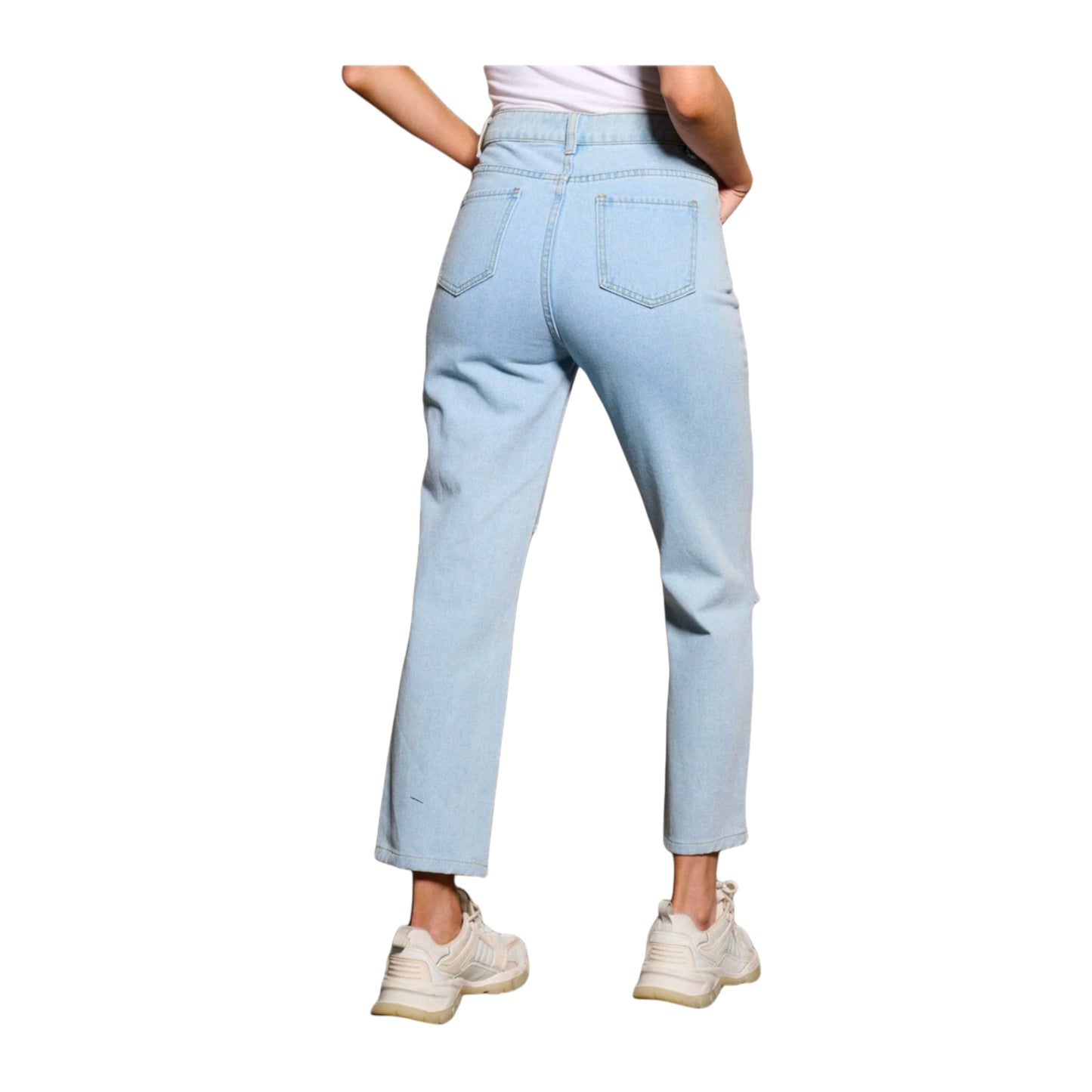 Reveuse Graphic Distressed Denim Jeans