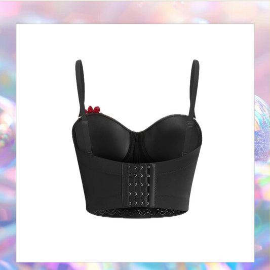 3D Flower Corset Top - Commense