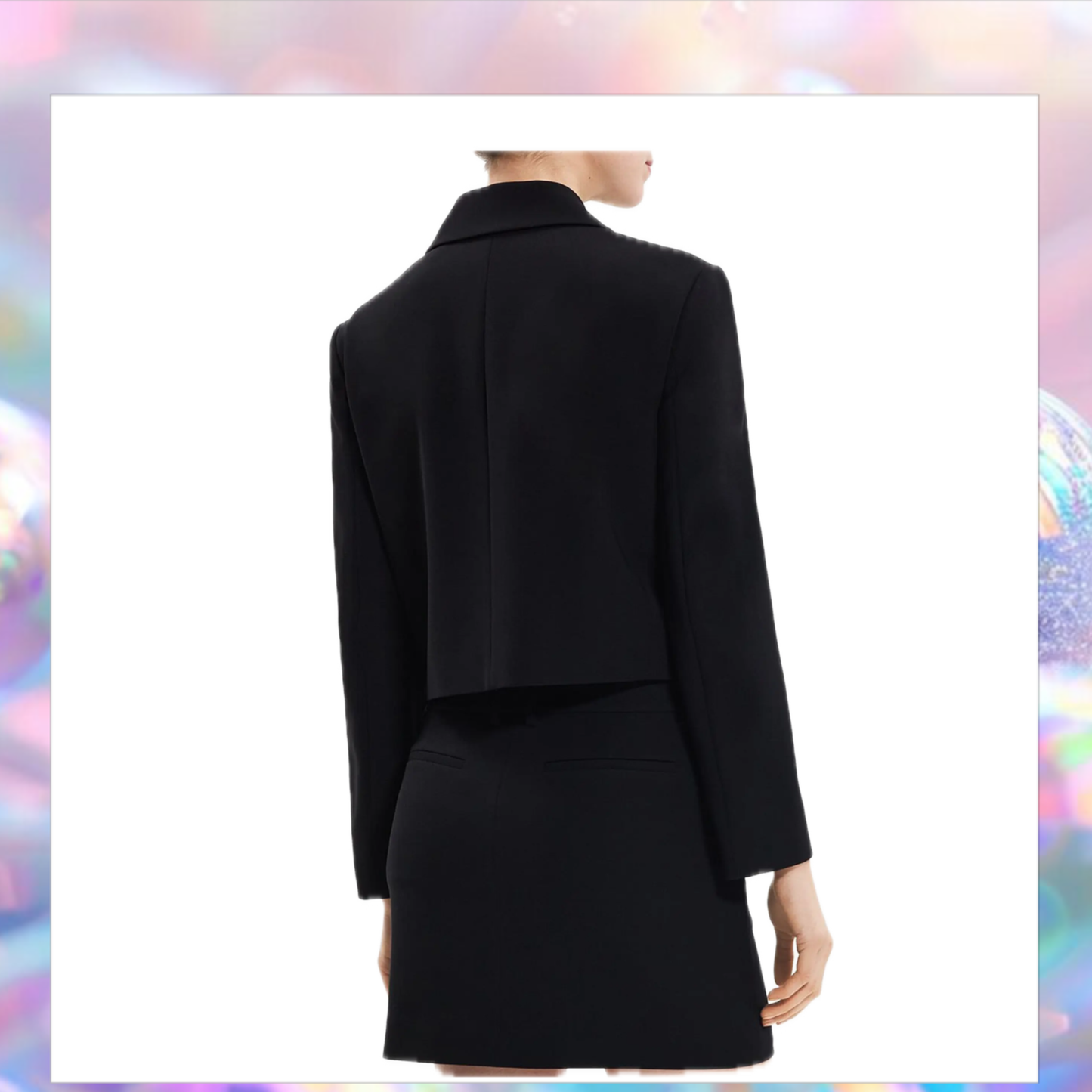 Cropped Double-Breasted Jacket - Theory