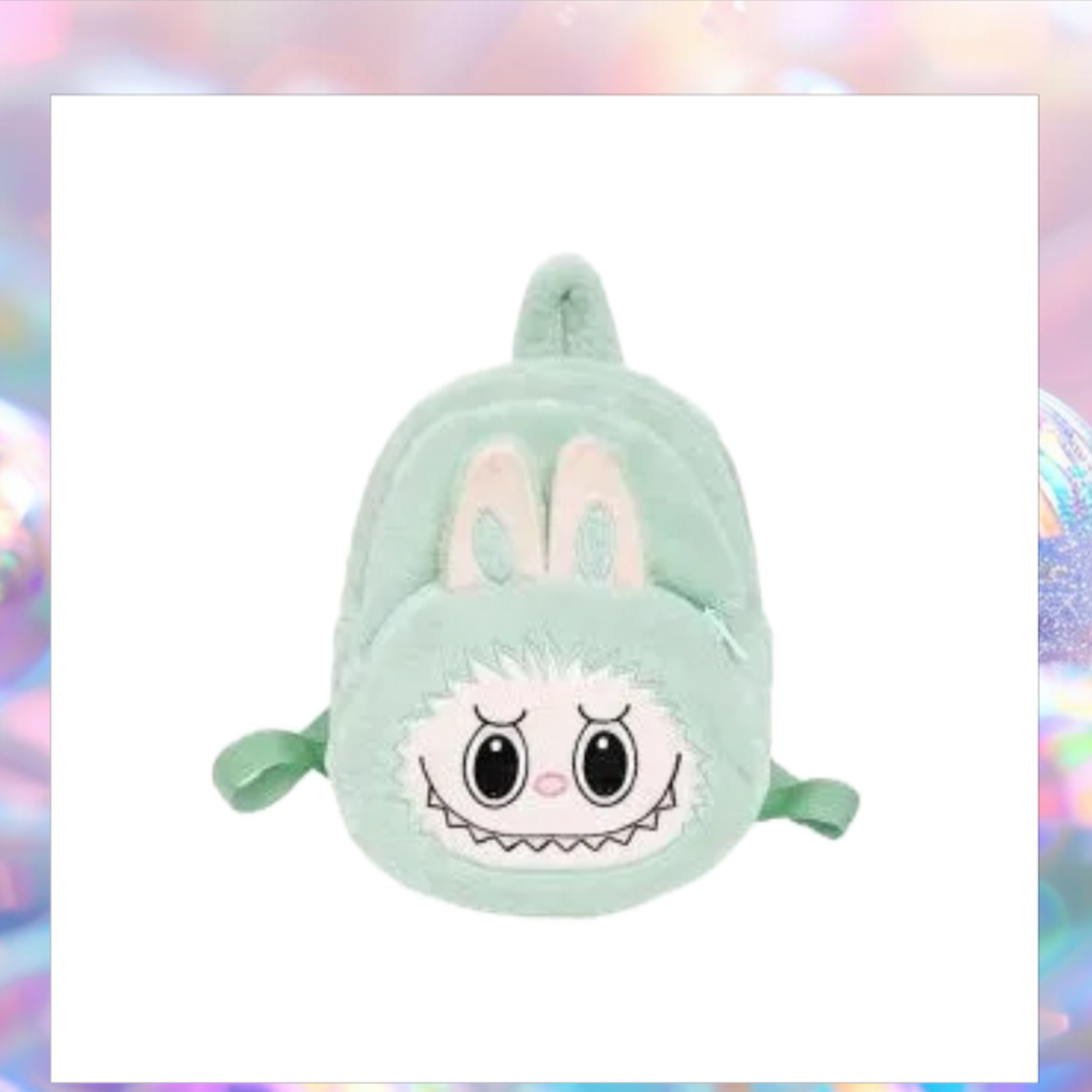 Labubu plush mini backpack
