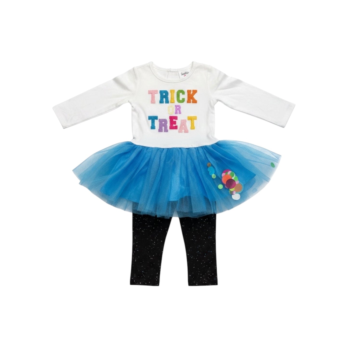 Counting Daisies Trick or Treat Tutu 2pc Set Toddler NWT Halloween
