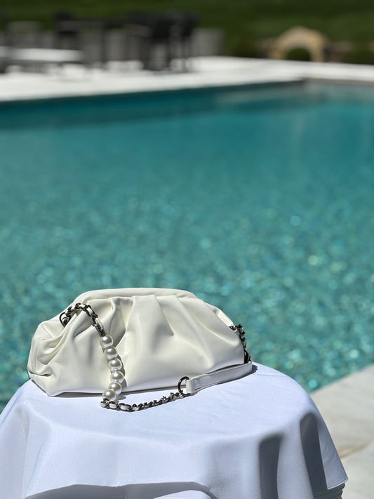 Badgley Mischka Wrapped Frame Clutch