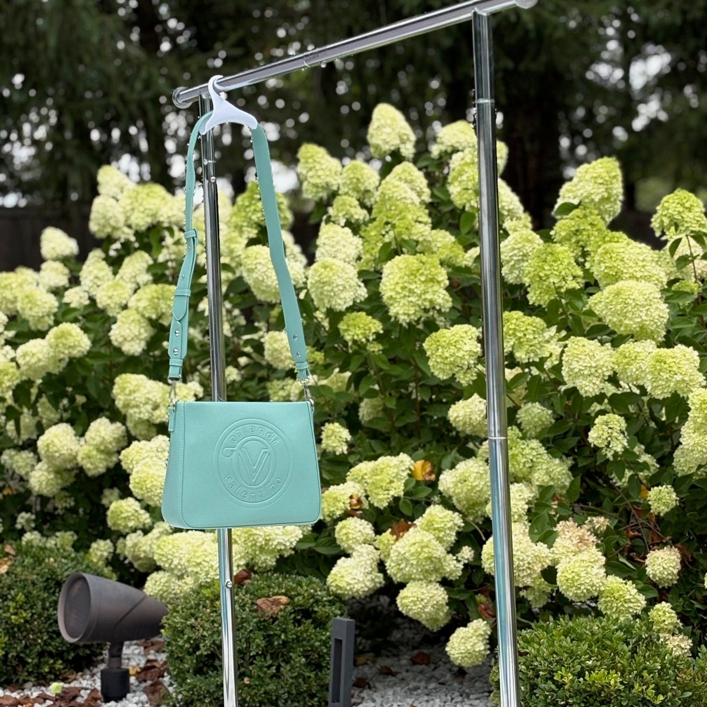 Valentino Orlandi Logo Embossed Crossbody
