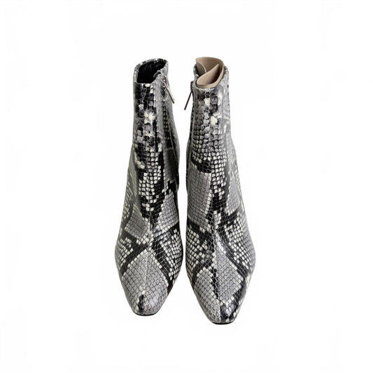 Marc Fisher Gaylen Snakeskin Bootie Size 6 New