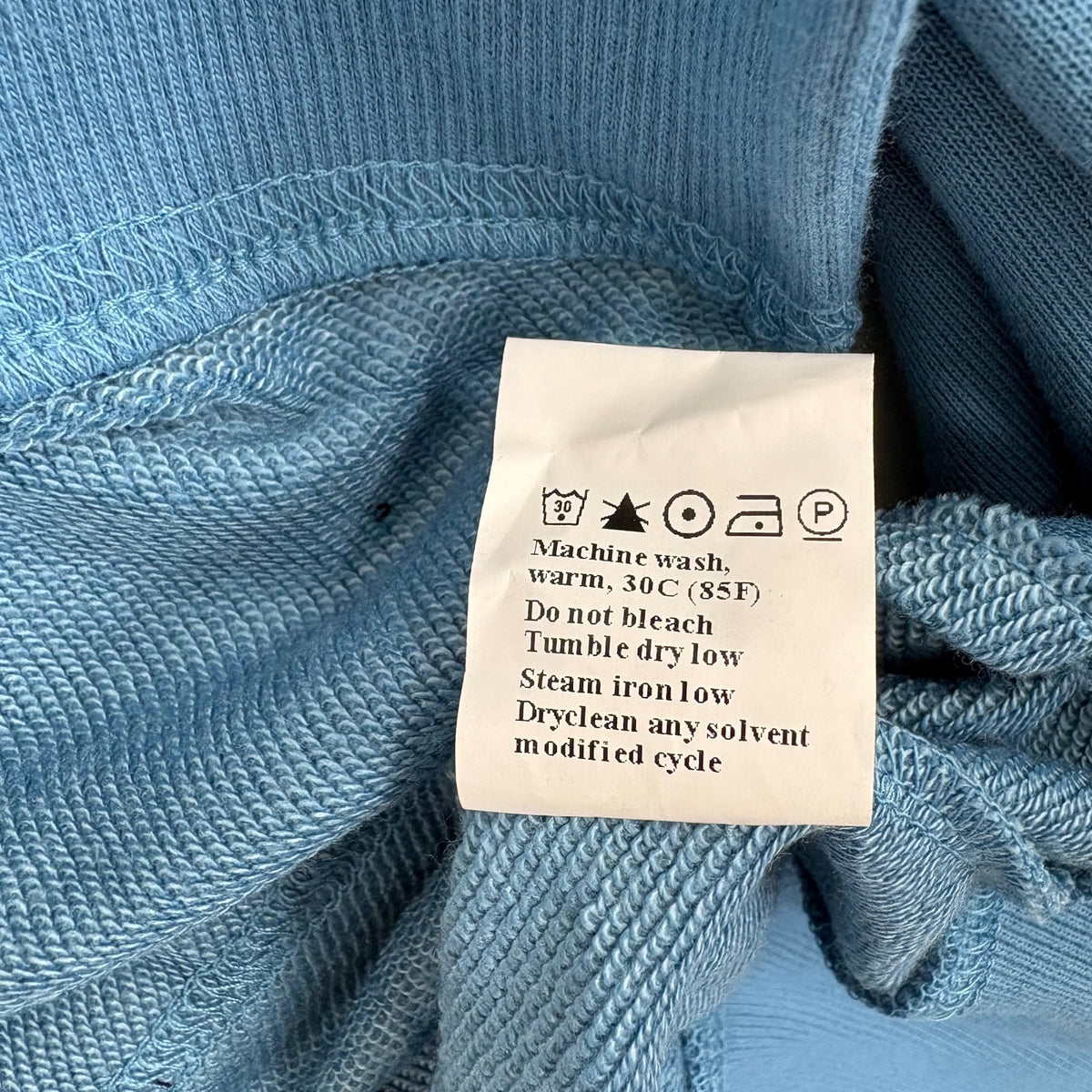 PrettyGarden Women's Blue Hoodie Sweatshirt Size S Polyester Cotton Blend NWT