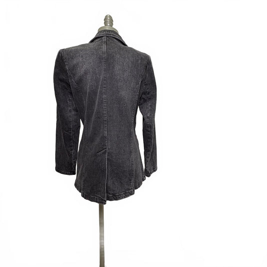 Lndn Women's Black Denim Jacket New Without Tags Size Medium NWOT