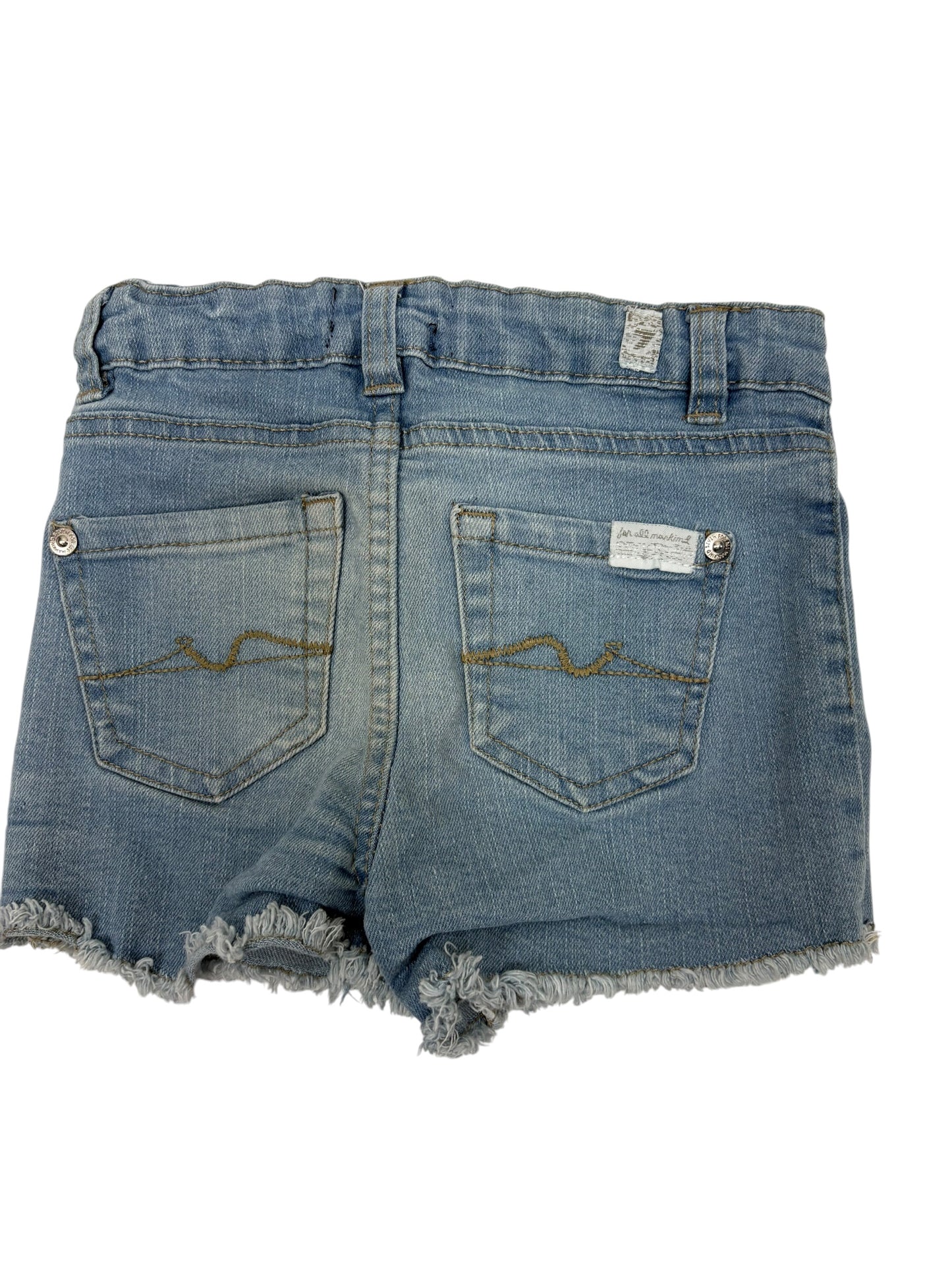 Girls’ 7 for all mankind Jean shorts size 4 Preloved