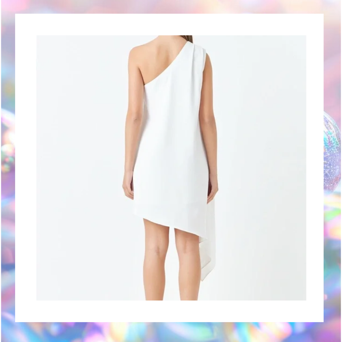 Endless Rose One-Shoulder Asymmetric Dress