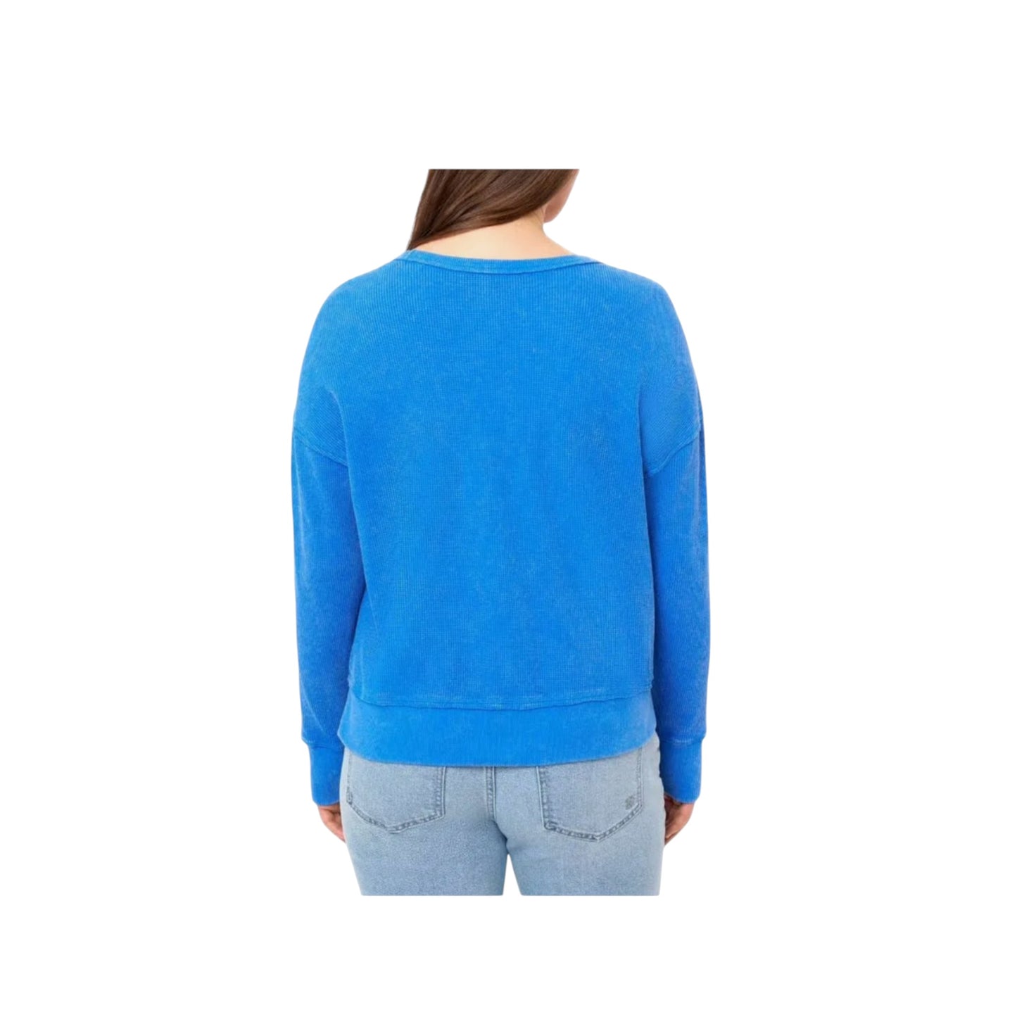 Seven 7 Waffle Crewneck Long Sleeve