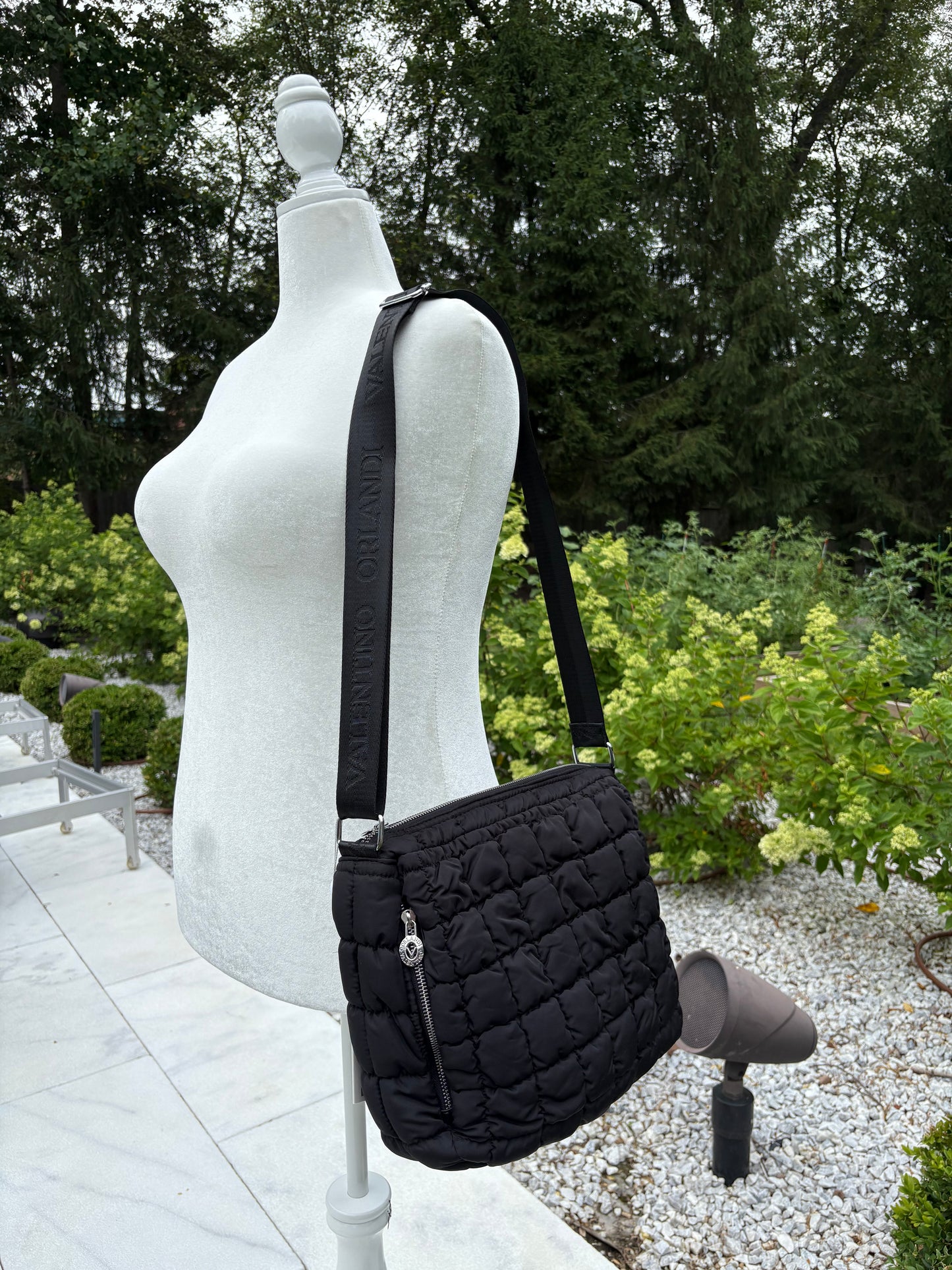 Valentino Orlandi Quilted Crossbody Bag