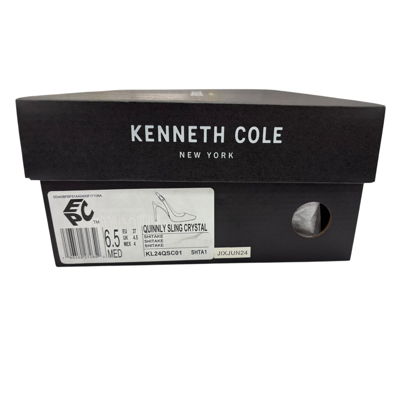 Kenneth Cole Quinnly Sling Crystal Pump – Shitake Gold | Size 6.5 | New in Box