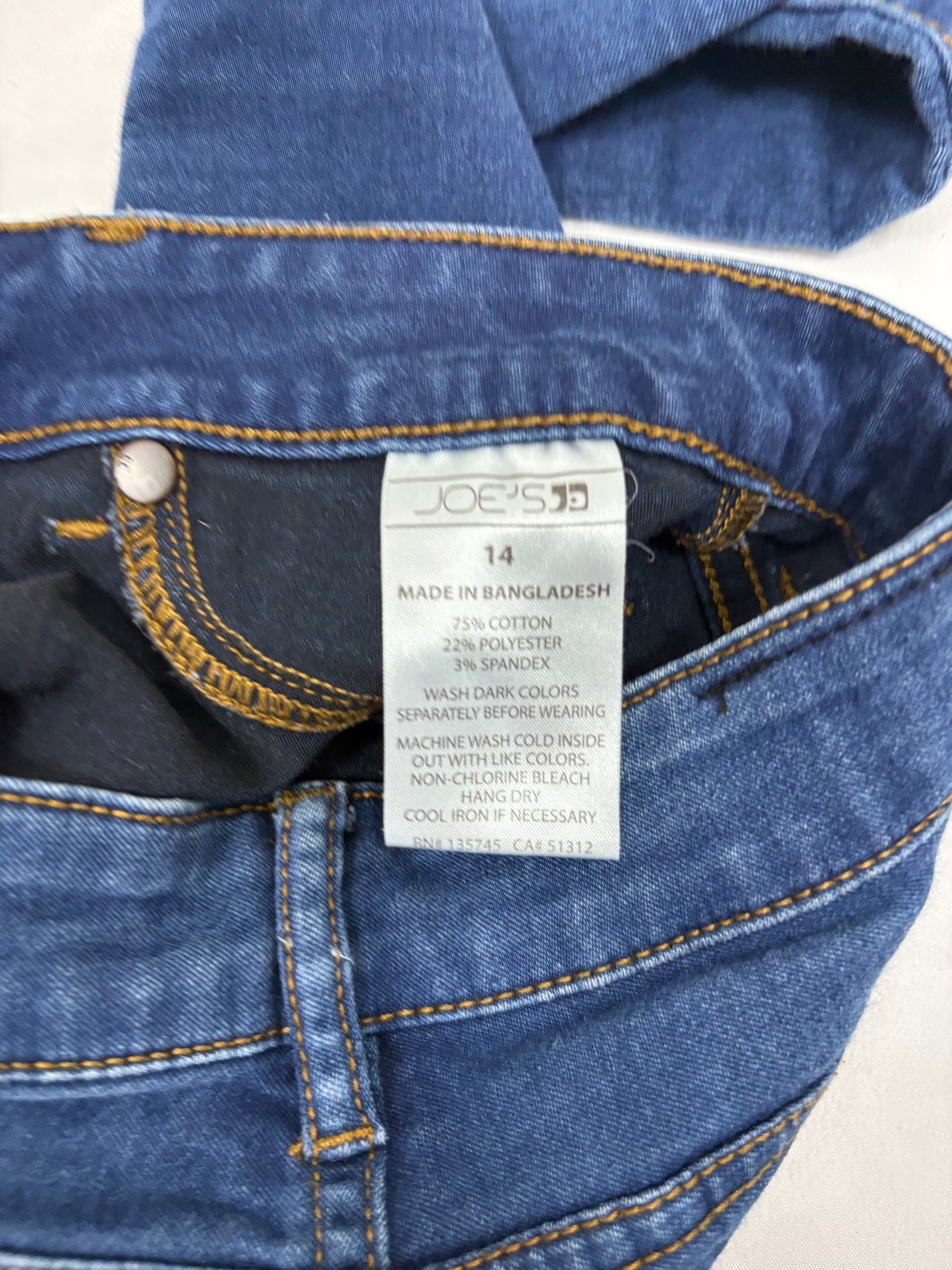 Joe’s Girls, Blue Jeans Size 14 Preloved