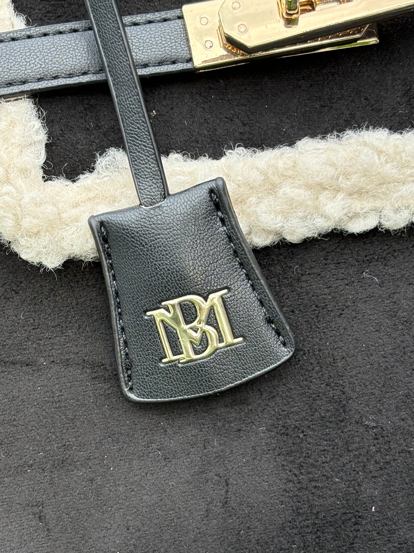 Badgeley Mitschka Fur Boarder Satchel Bag