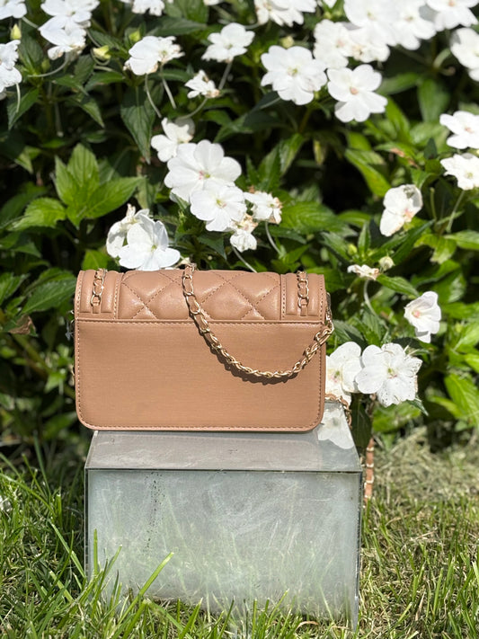 Valentino Orlandi Chained Quilted Bag