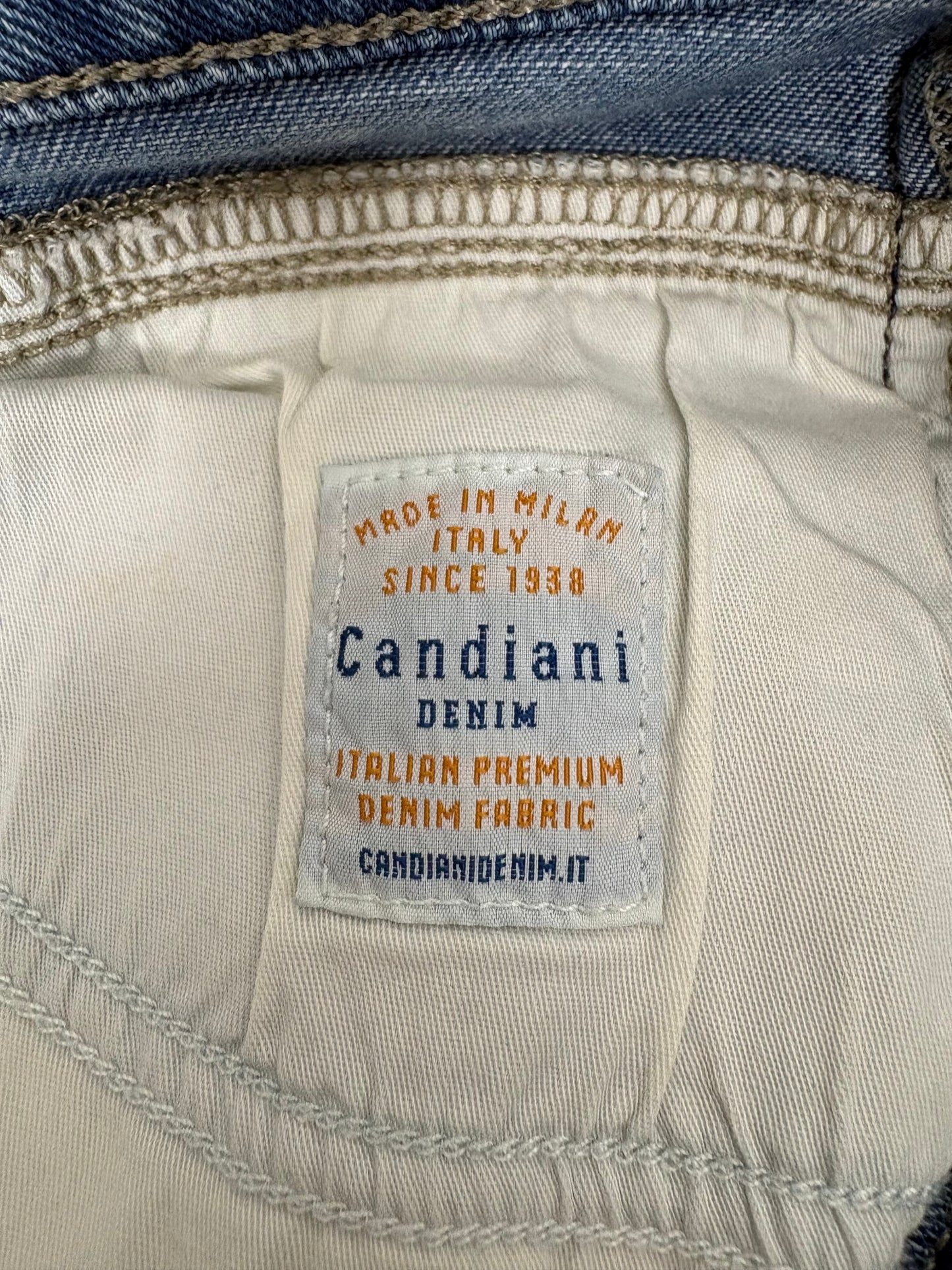 Closed Jeans Women’s Size 24 Medium Wash Straight Leg Candiani Italian Denim Preloved