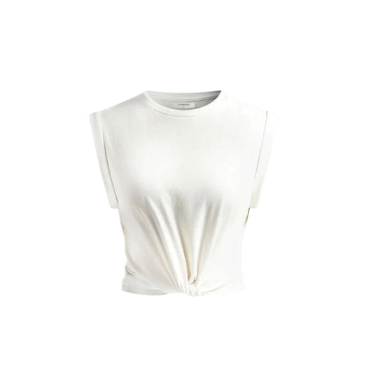 Cotton Knotted T-shirt - Commense