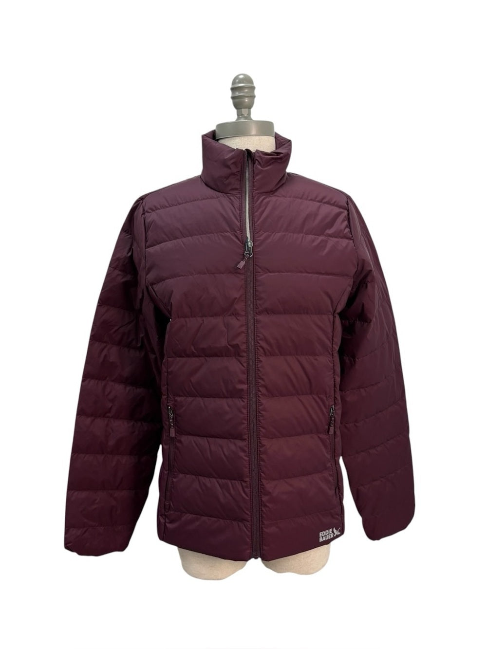 Eddie Bauer Women's Packable Jacket - Burgundy size Small NWT