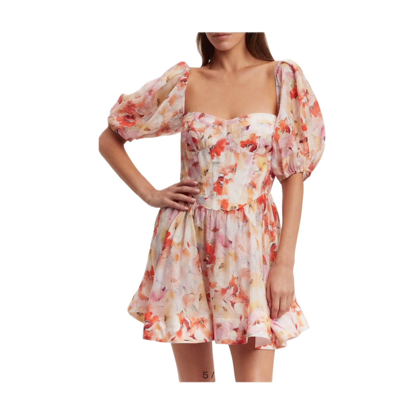 Bardot Kiah Mini Floral Corset Dress