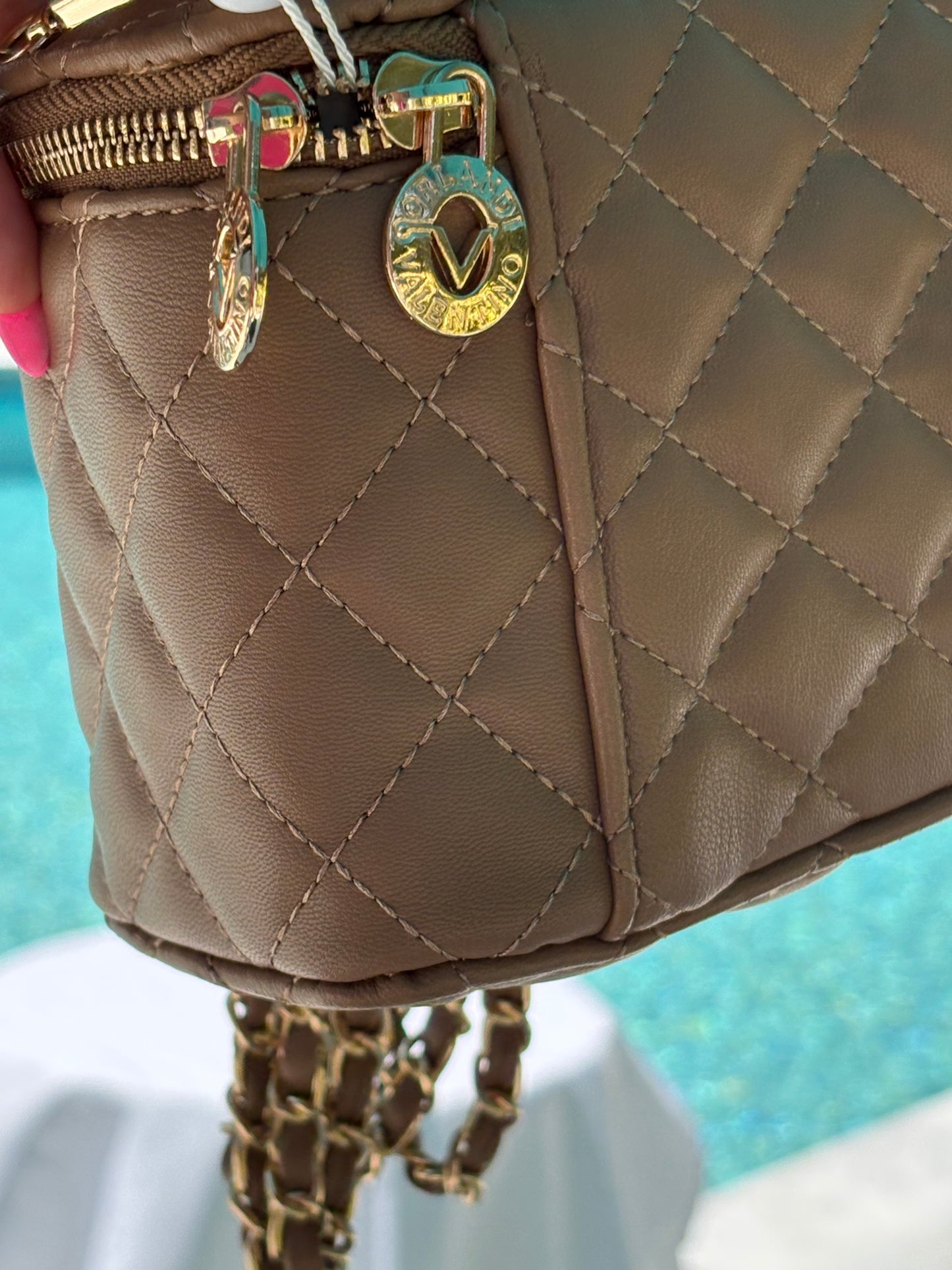 Valentino Orlandi Quilted Vanity Crossbody