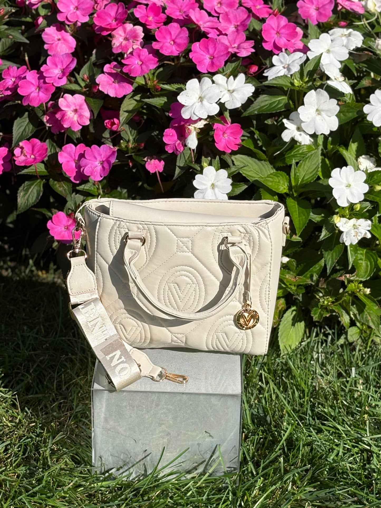 Valentino Orlandi Quilted Tote