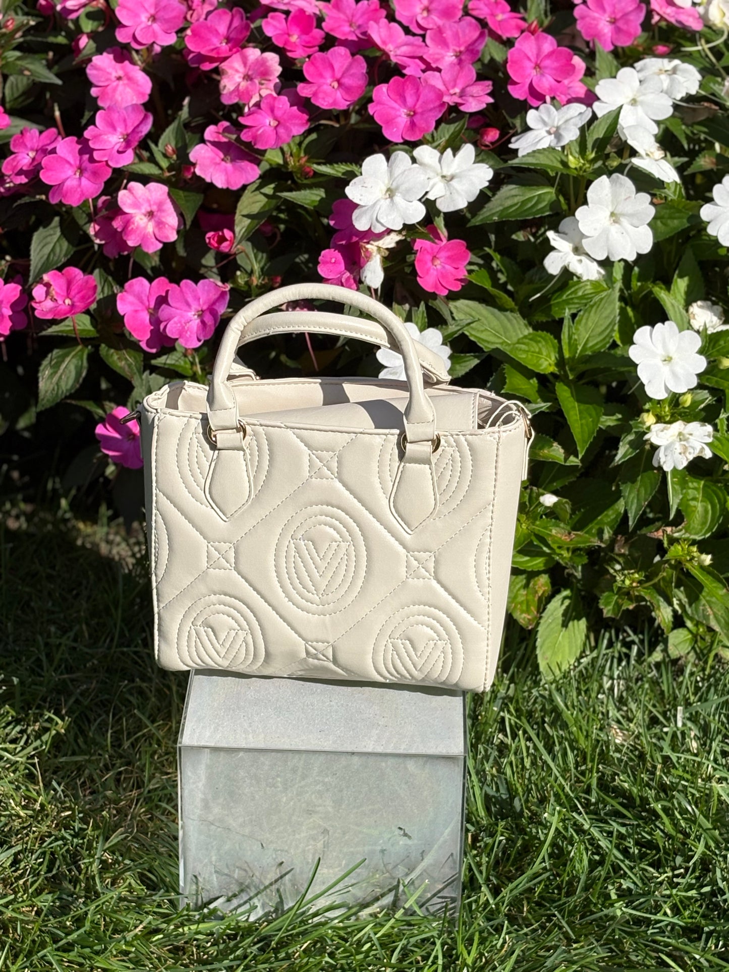 Valentino Orlandi Quilted Tote