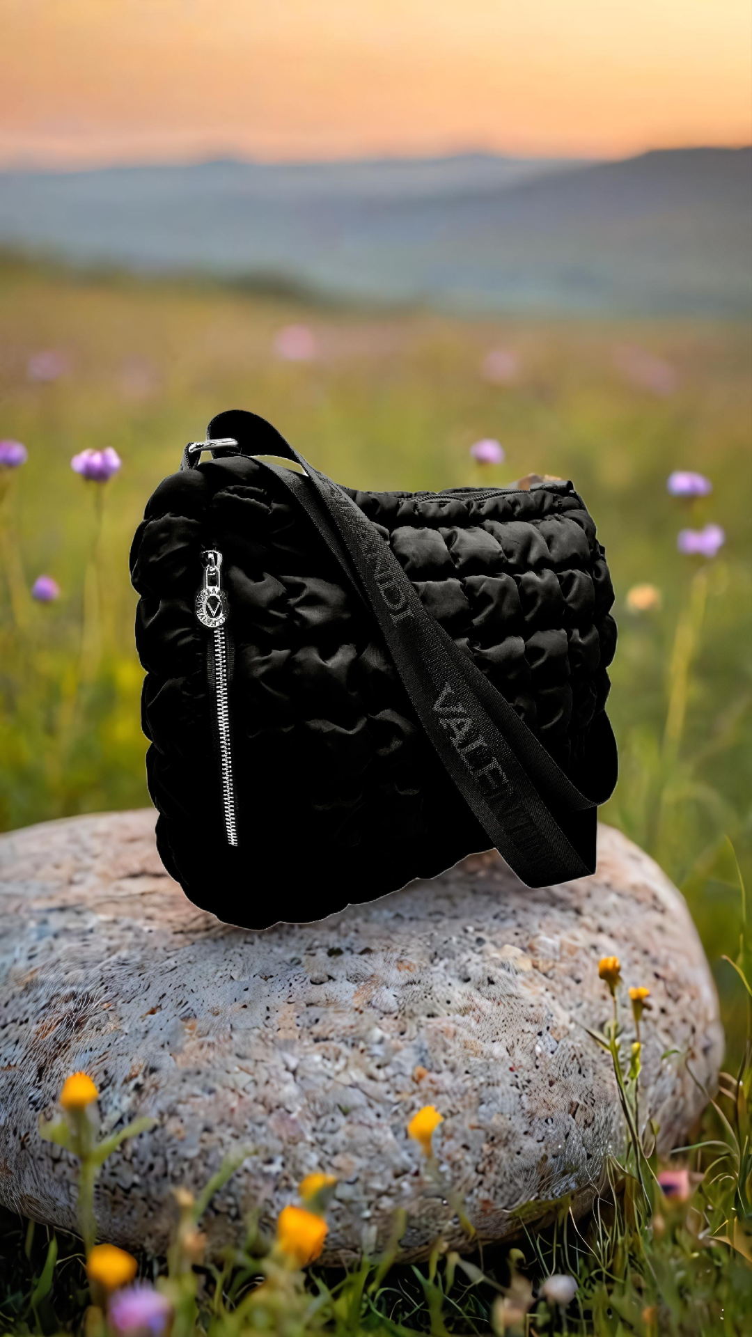 Valentino Orlandi Quilted Crossbody Bag