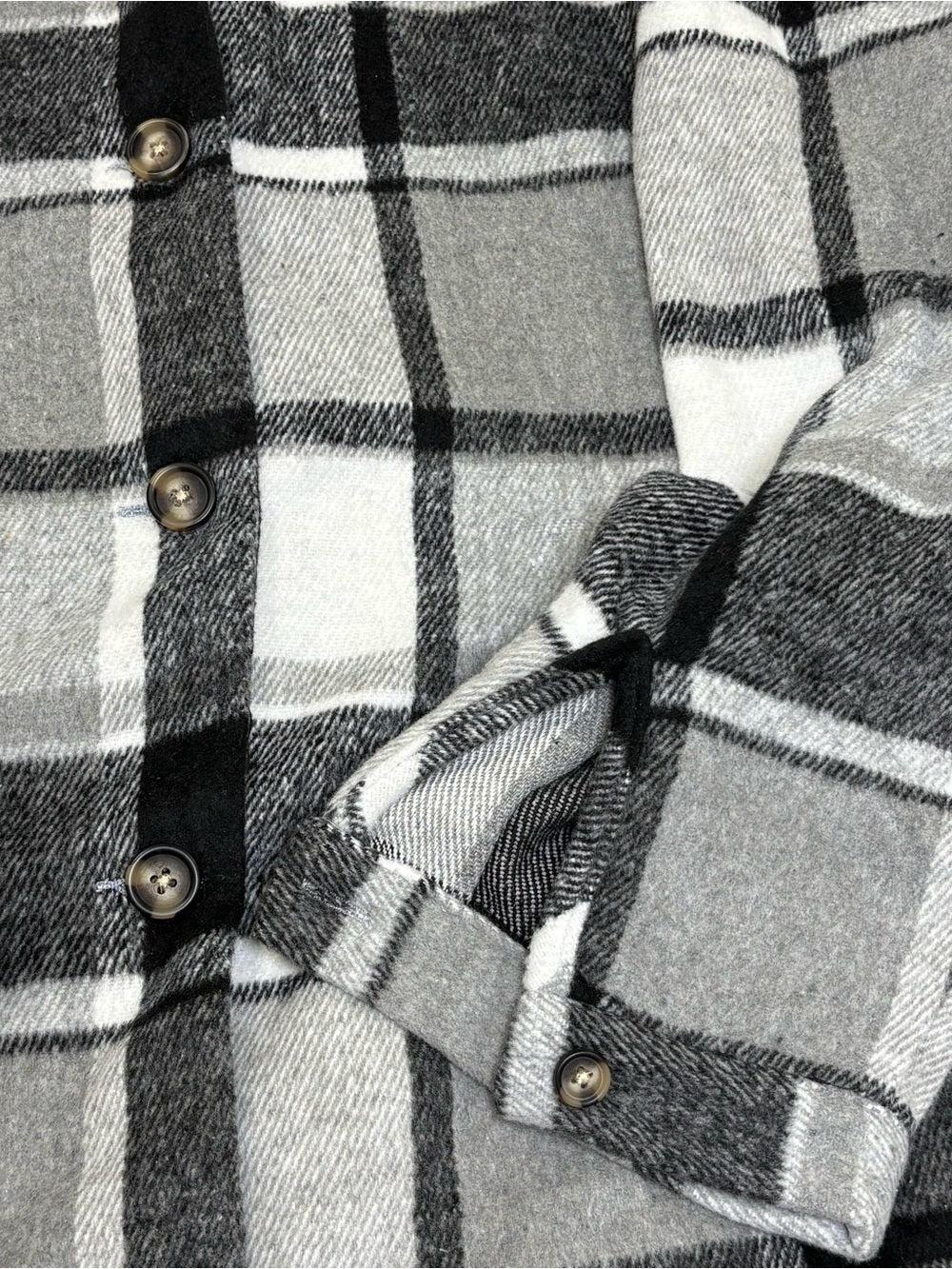PRETTYGARDEN Women's Fall Clothes Plaid Shacket Jacket size XXL NWT