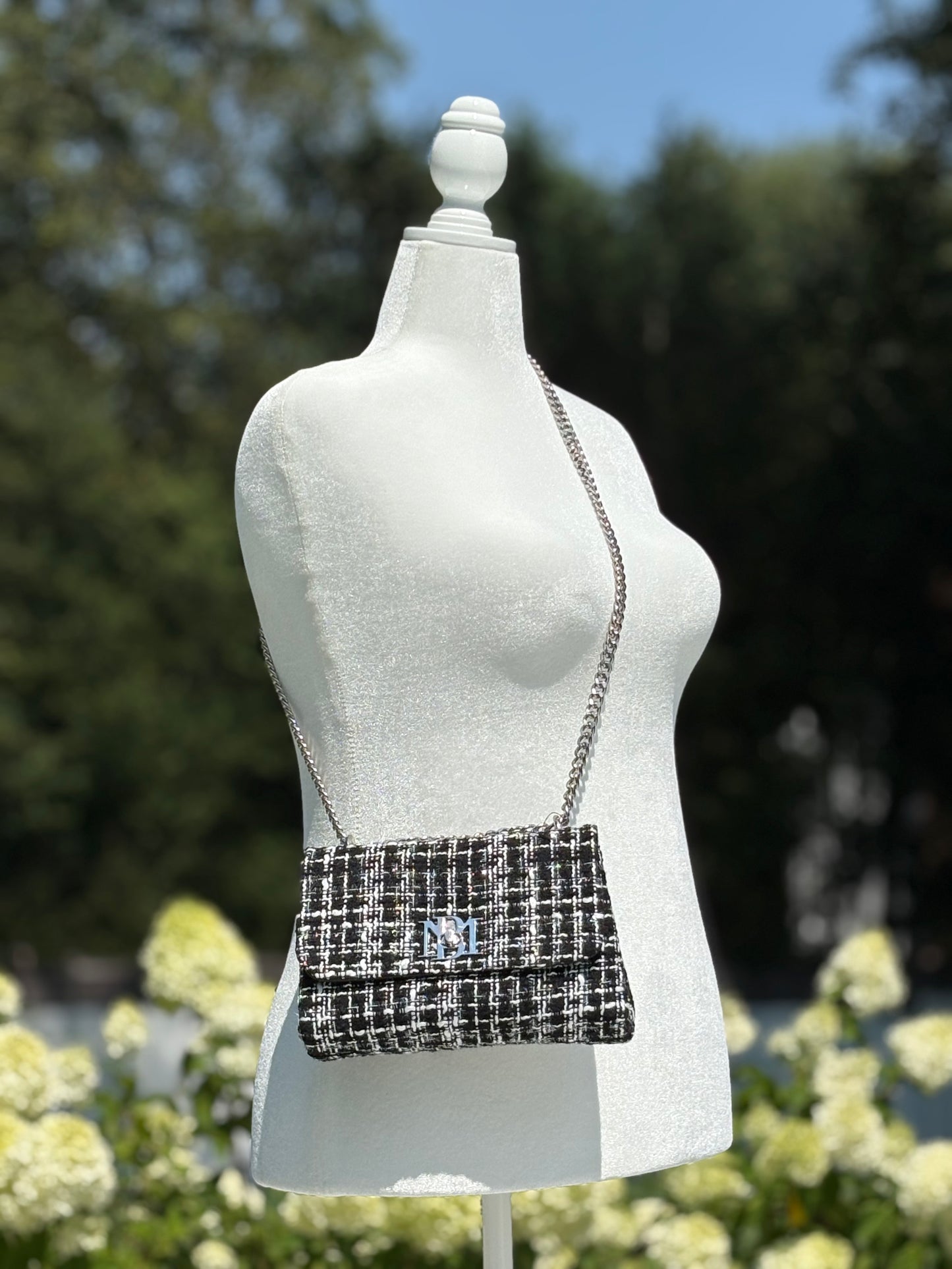 Badgley Mischka Tweed