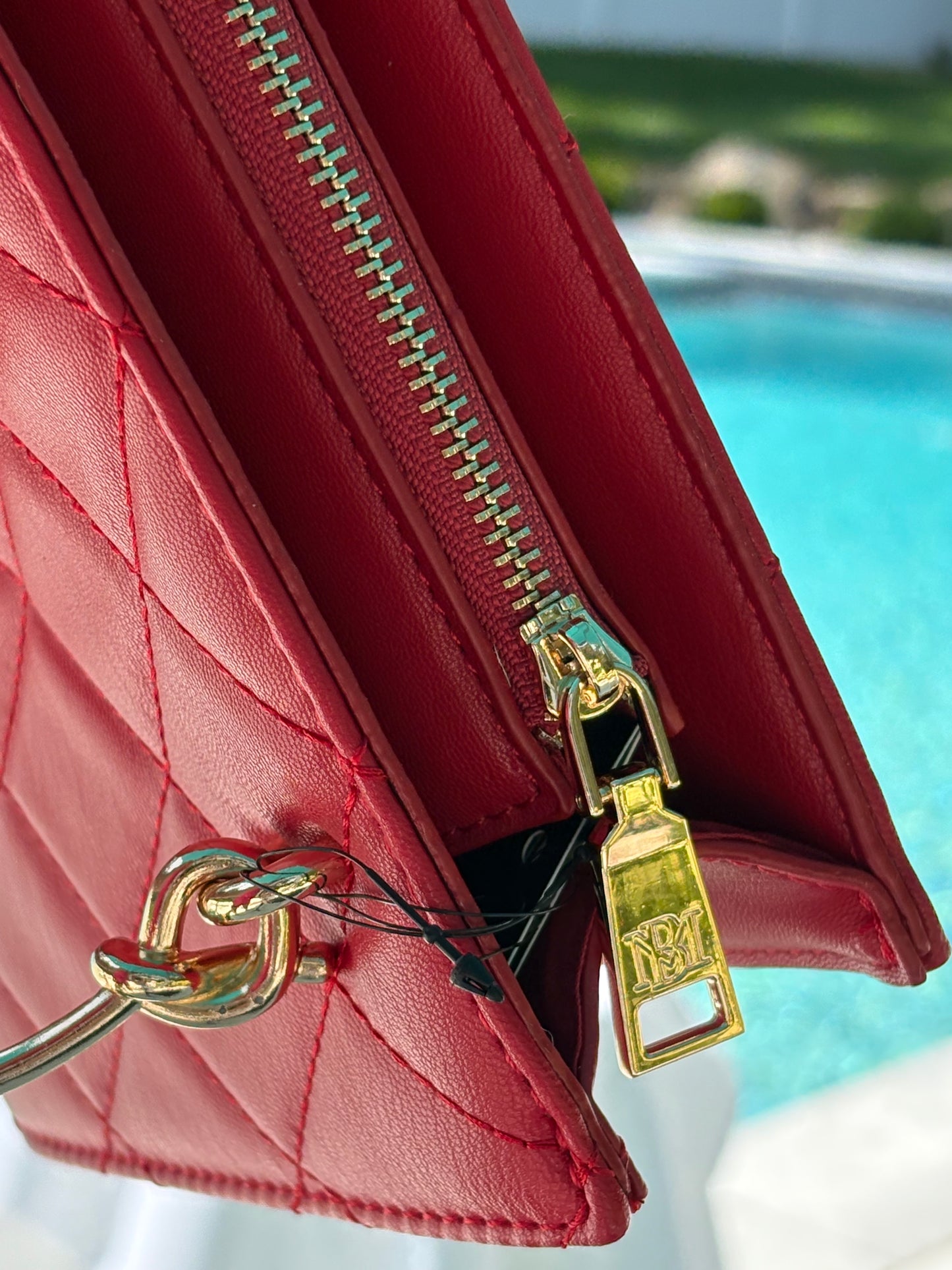 Badgley Mischka Mini Quilted Tote