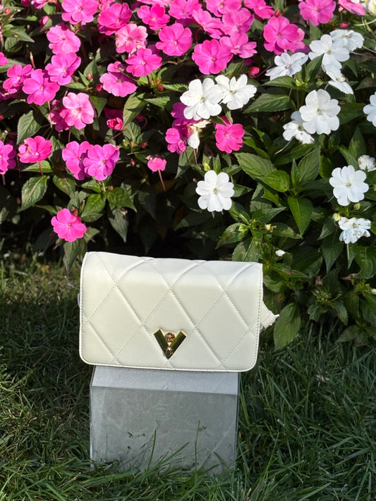 Valentino Orlandi Off White Crossbody