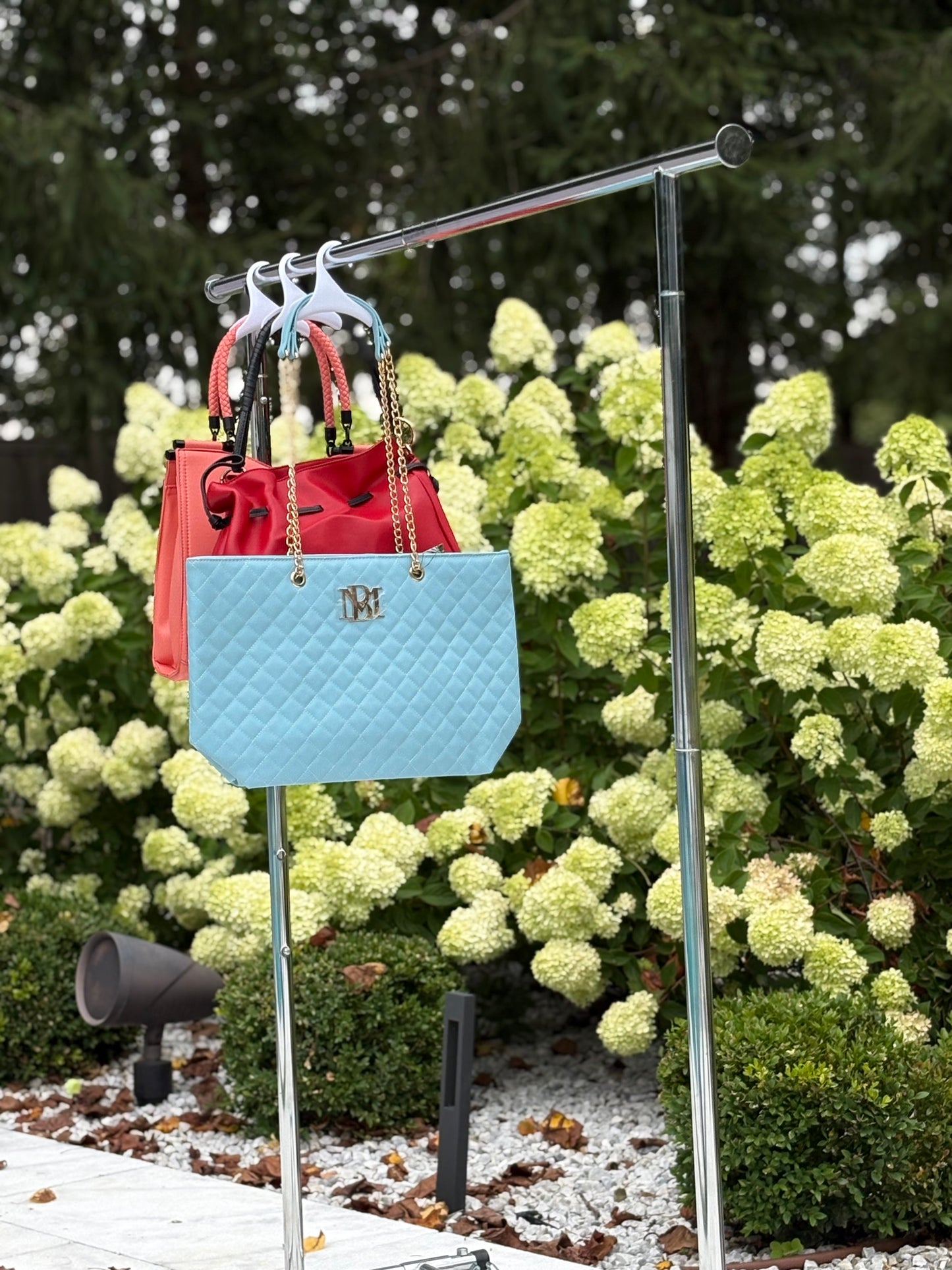 Badgley Mischka Light Blue Tote