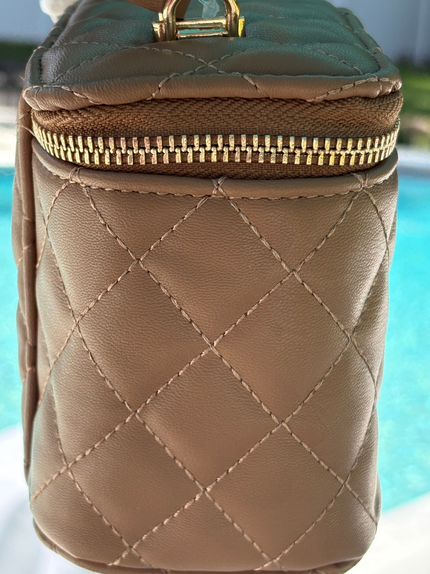 Valentino Orlandi Quilted Vanity Crossbody