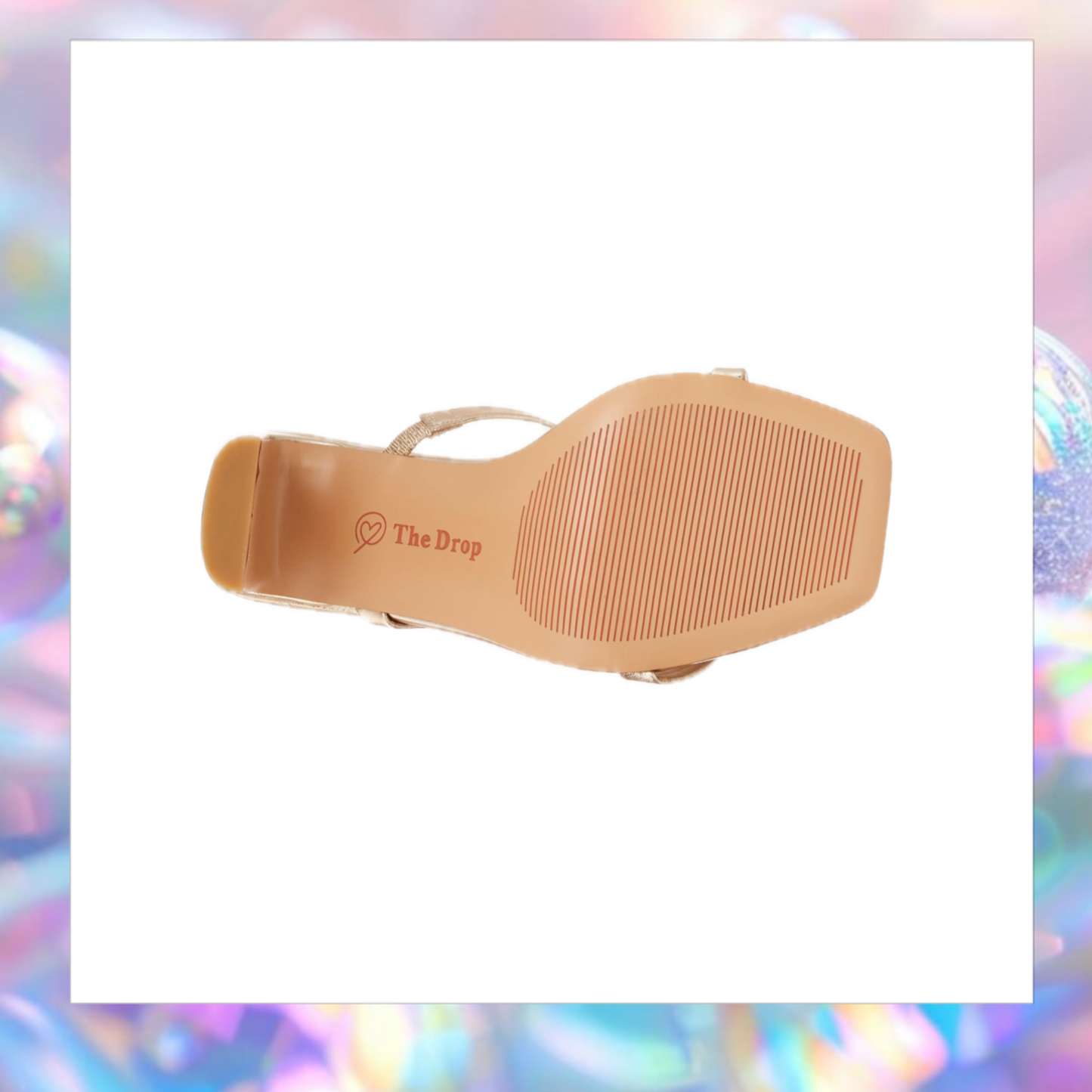 Avery Square Toe Stap High Heal Sandle - The Drop