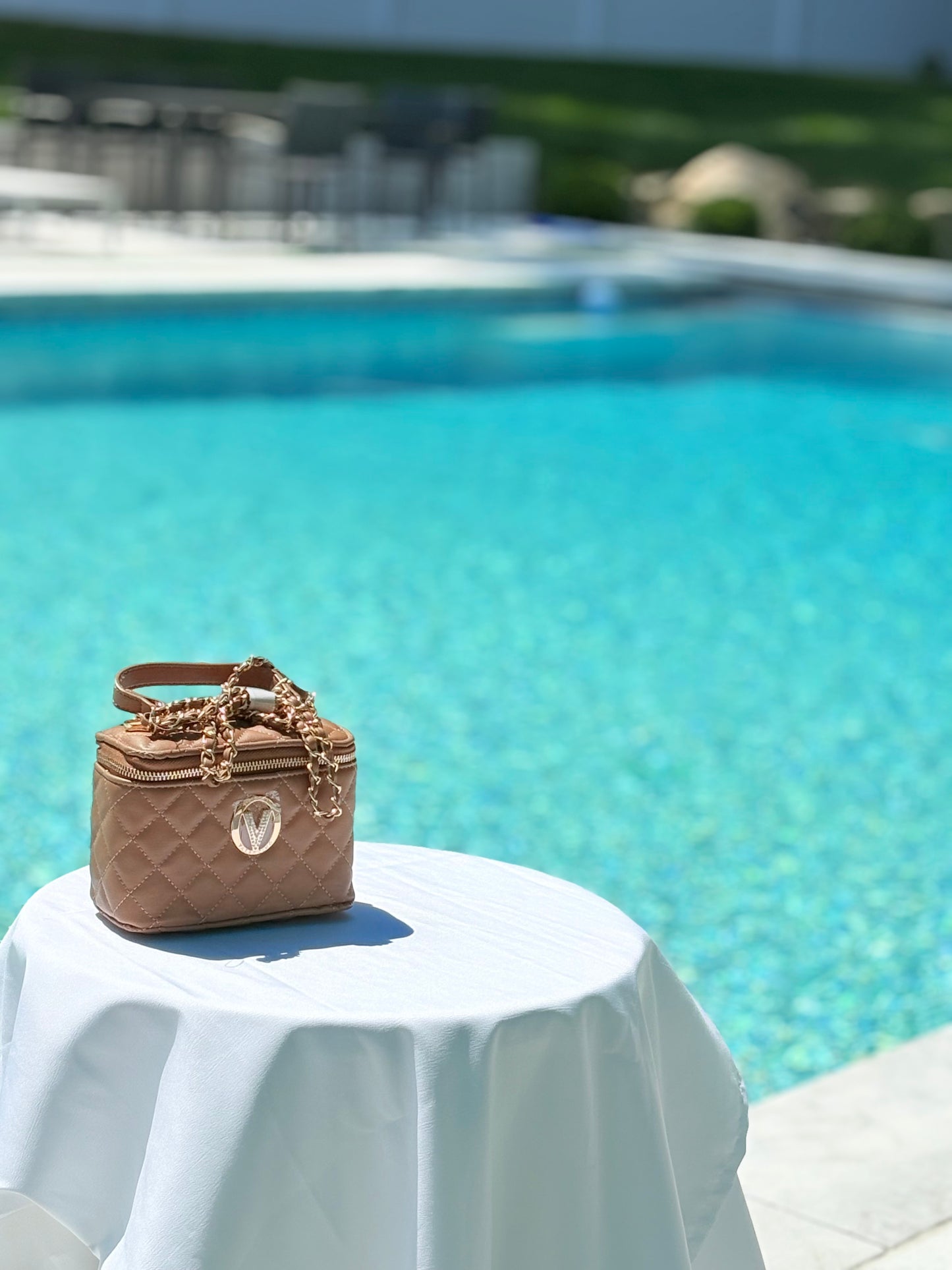 Valentino Orlandi Quilted Vanity Crossbody