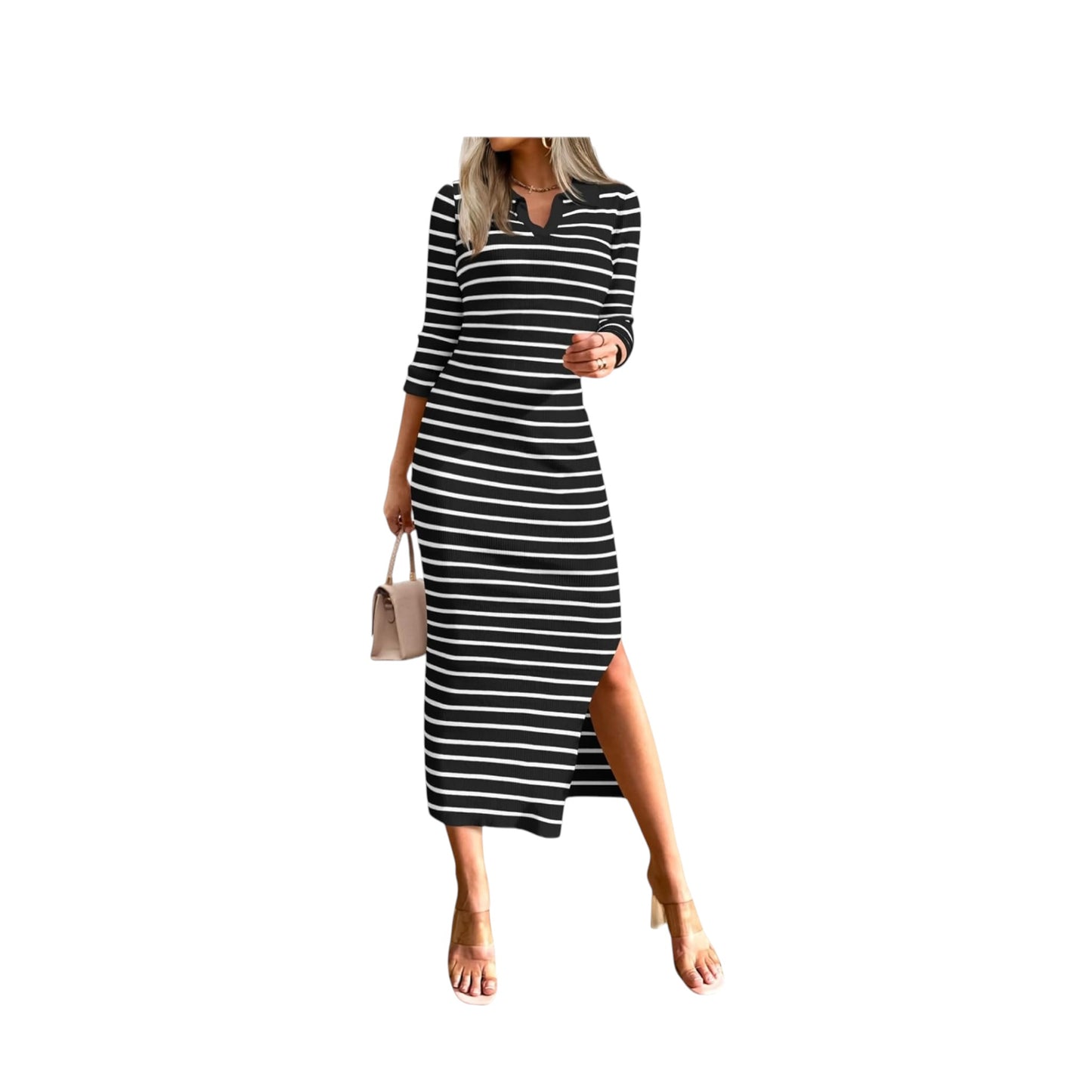 Mirol Bodycon Maxi Dress Size L NWT