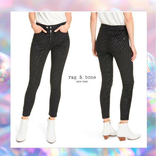 Rag & Bone New York-Zebra Skinny Jeans