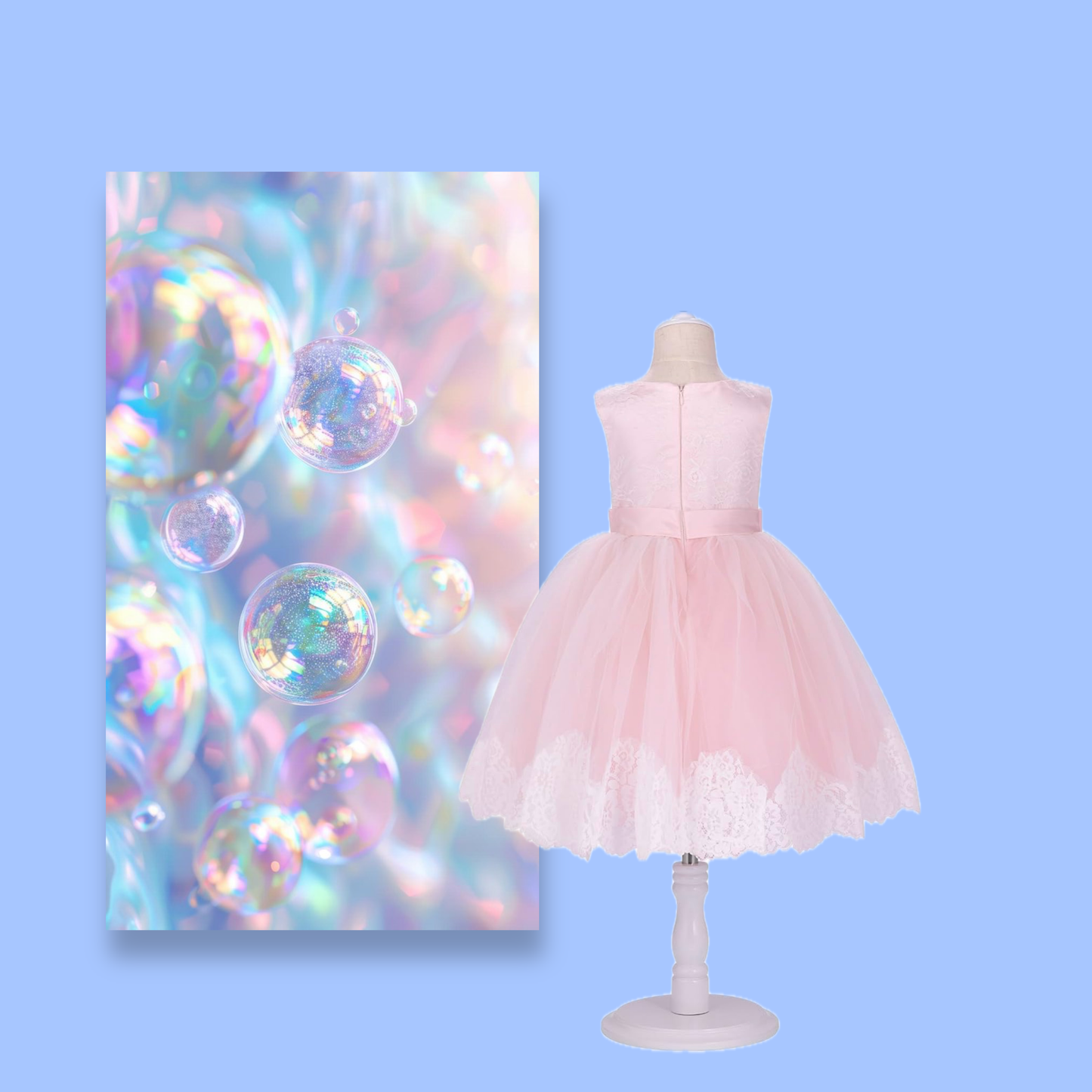 Lace Tulle Party Dress - Sipdew