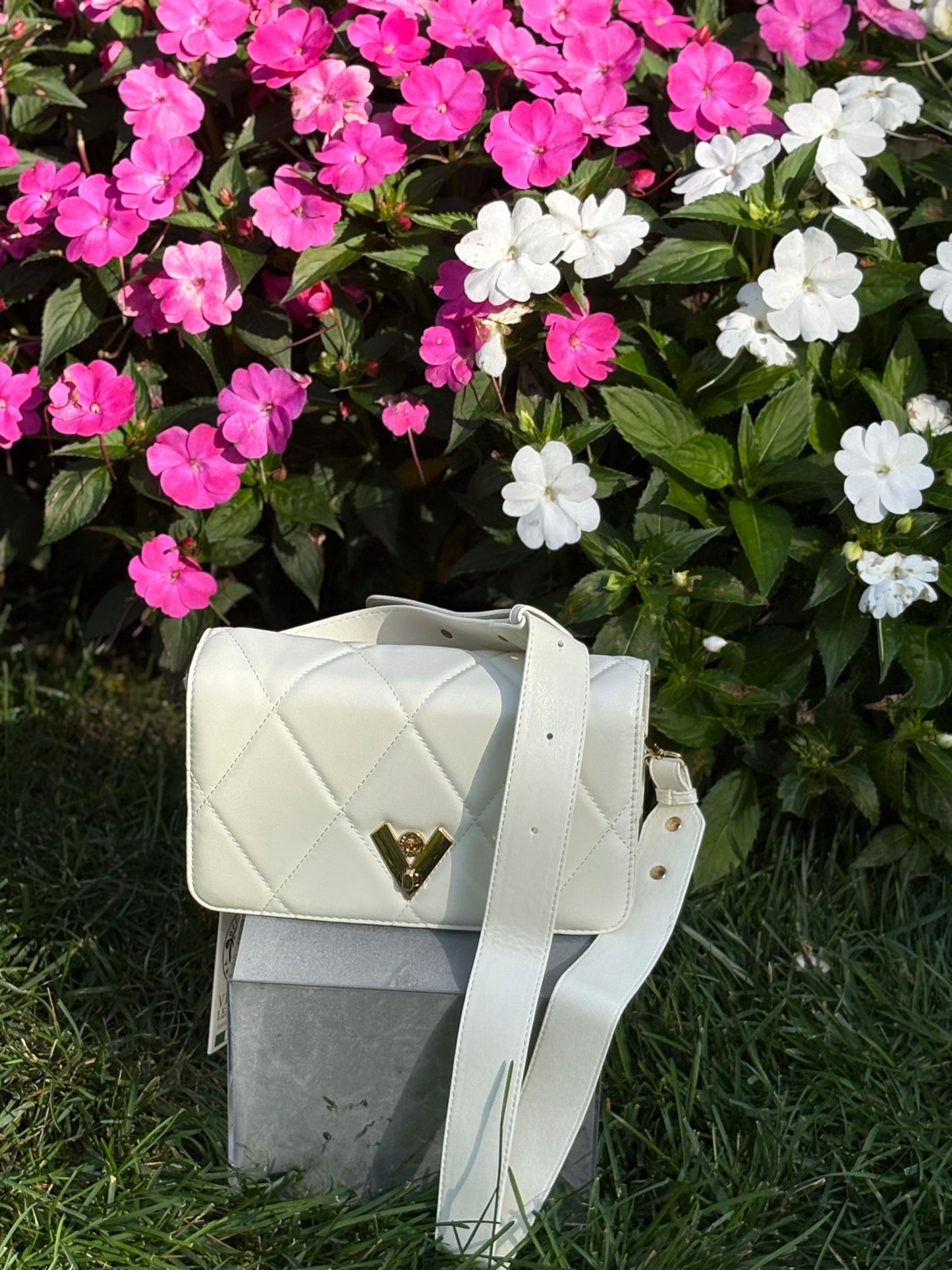 Valentino Orlandi Off White Crossbody