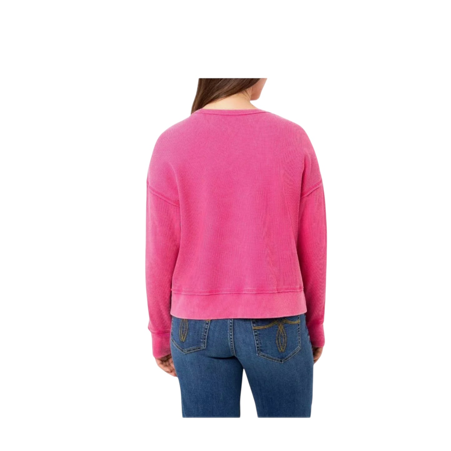 Seven 7 Waffle Crewneck Long Sleeve