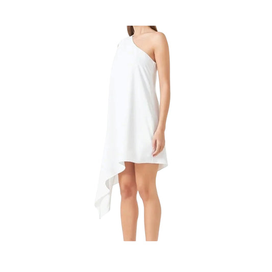 Endless Rose One-Shoulder Asymmetric Dress