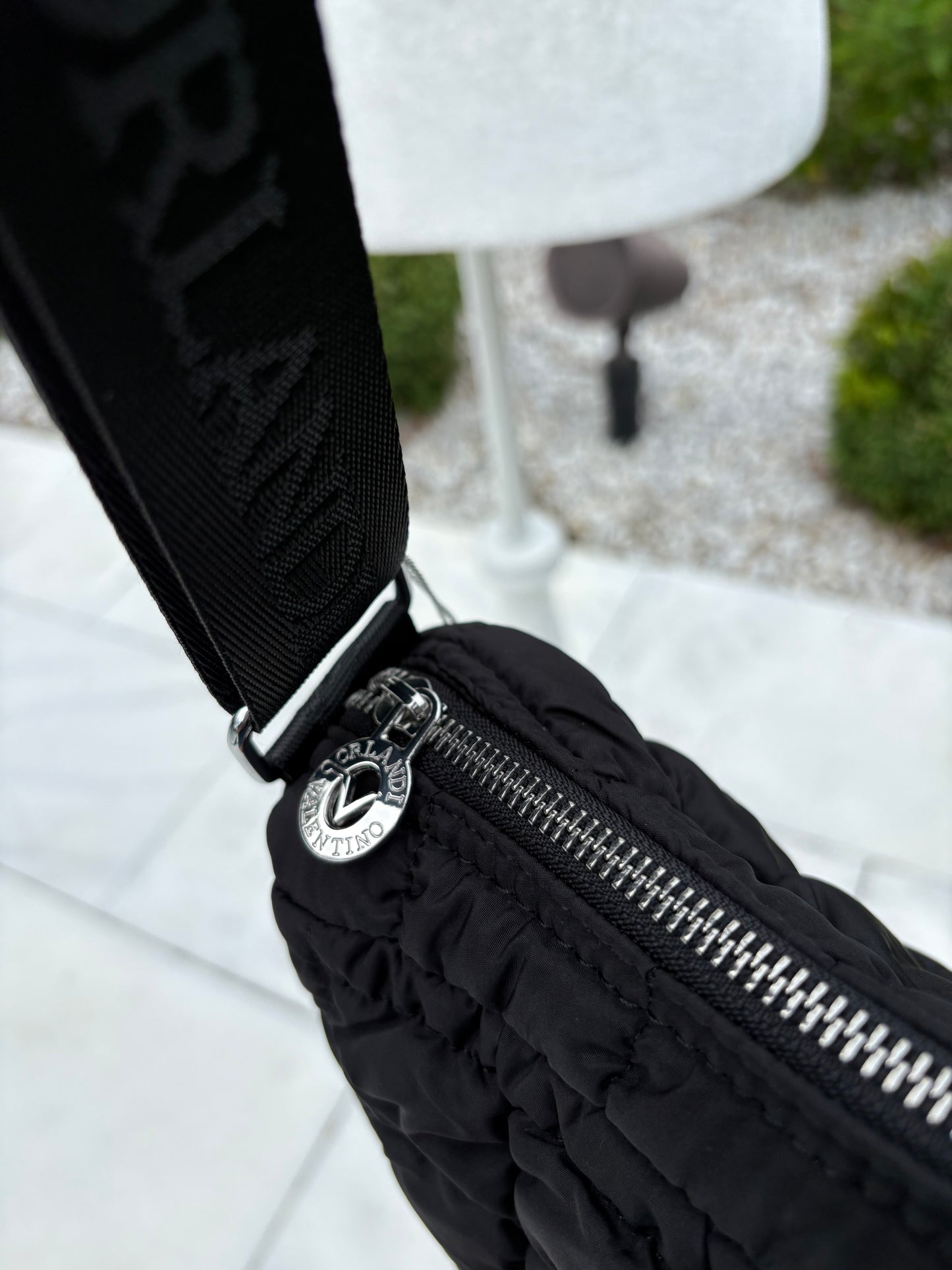 Valentino Orlandi Quilted Crossbody Bag