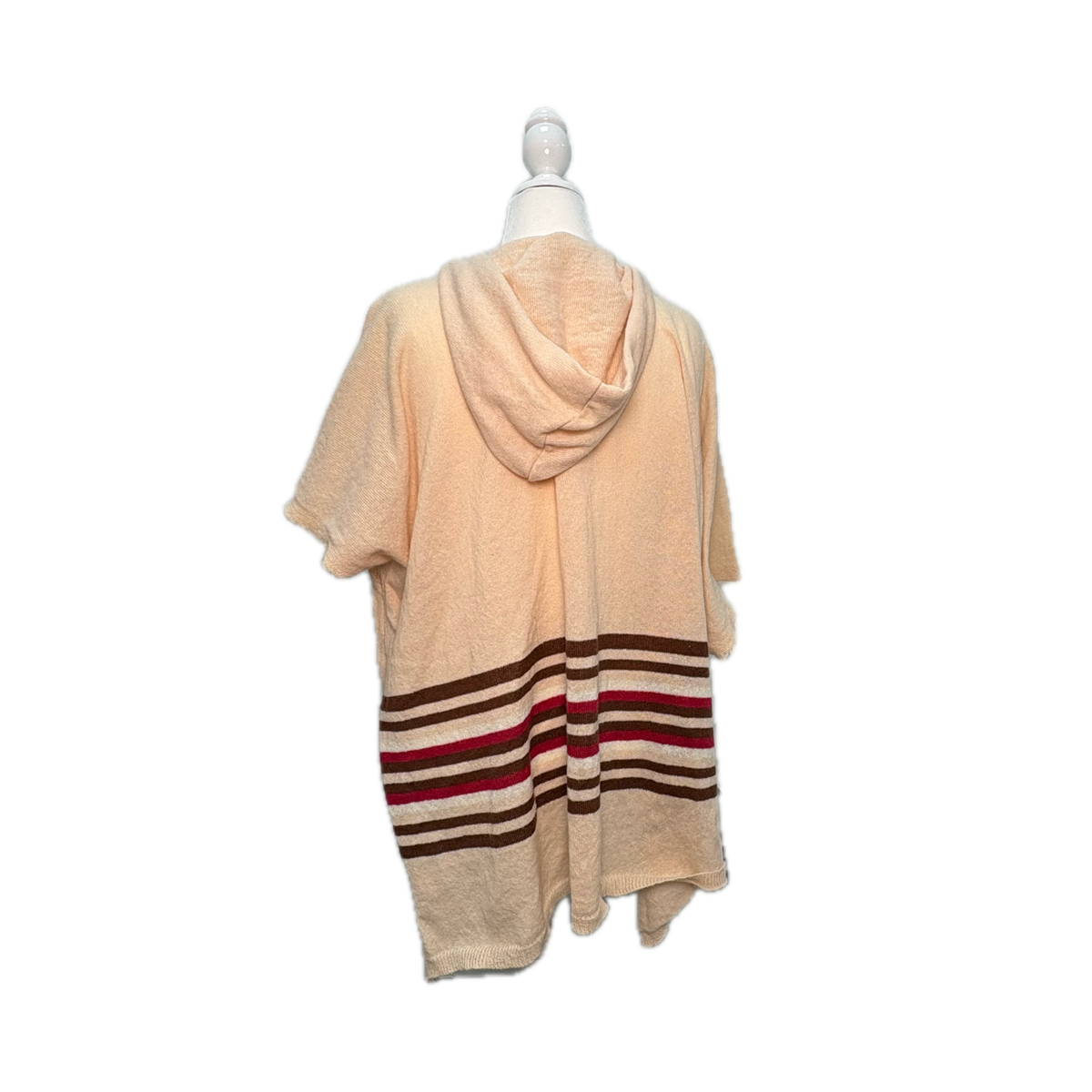 Stripe Hooded Ruana - Melrose and Market NWT